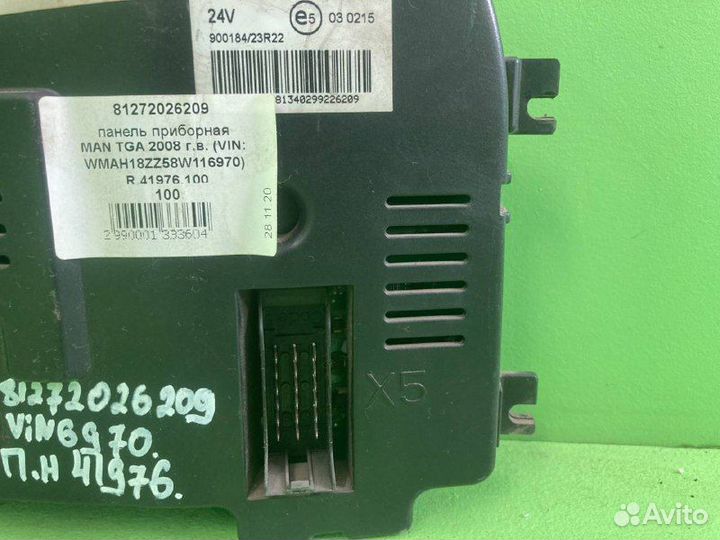 Панель приборная MAN TGA