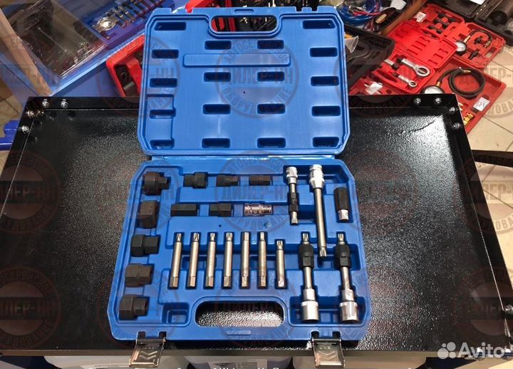 Набор съемников шкивов генератора Rossvik ST077