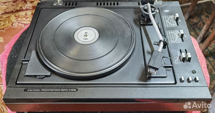 Проигрыватель винила радиотехника 301 м, стерео