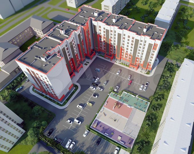 2-к. квартира, 63,6 м², 5/9 эт.