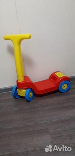 Самокат детский zebratoys 4х колесный