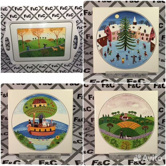 Villeroy & Boch Design Naif поднос, плитка