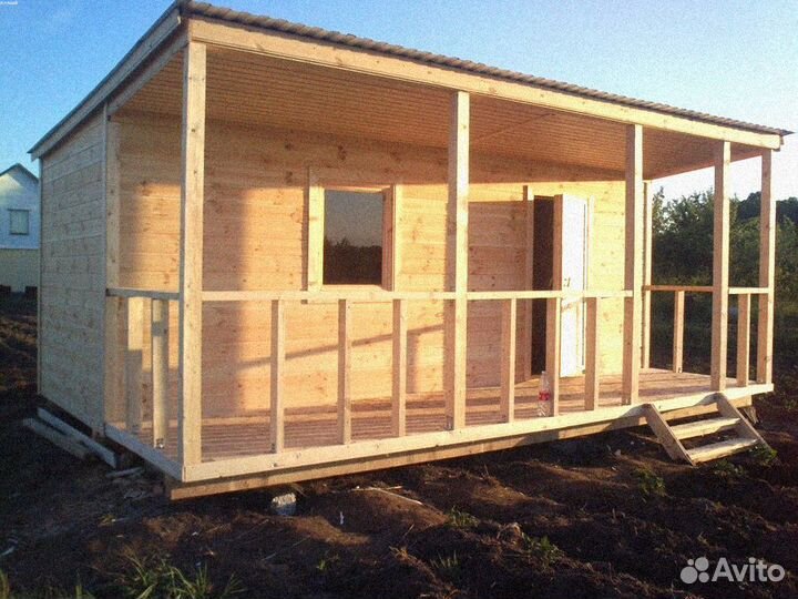 Дачный домик 6х6 Бытовка