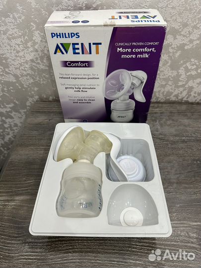 Молокоотсос ручной avent comfort