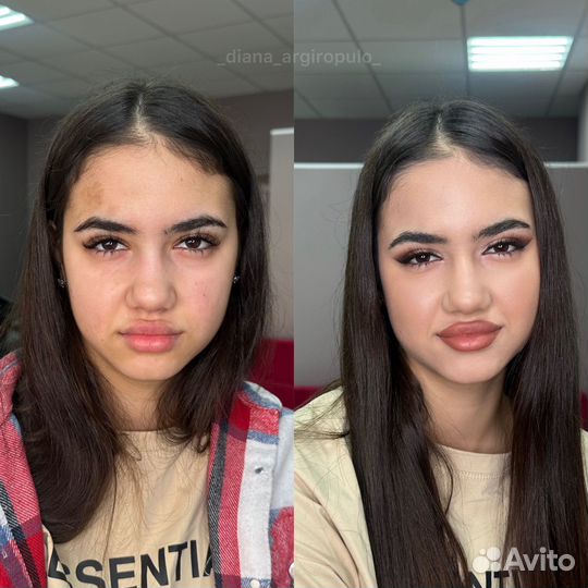 Укладка и макияж