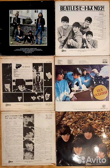 Виниловые пластинки THE beatles' Япония
