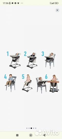 Стульчик для кормления graco