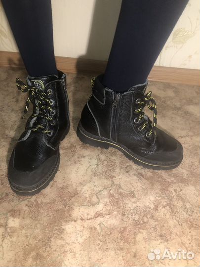 Ботинки демисезонные для девочки 36 размер