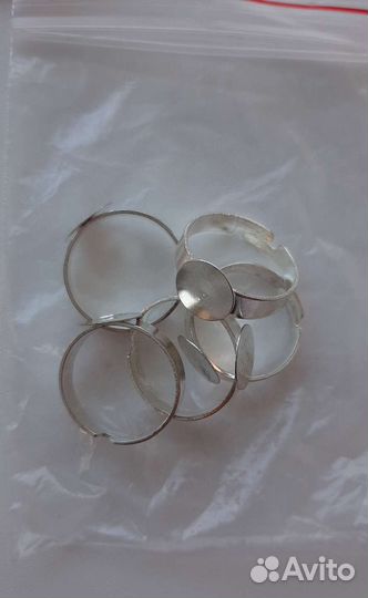 Заколки и кольца основы