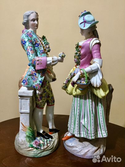 Парные статуэтки. Высота -47 см. Samson