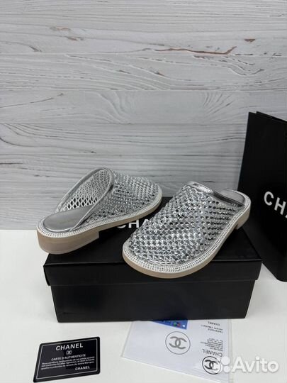 Сабо Тапочки Chanel женские Размер 36-40
