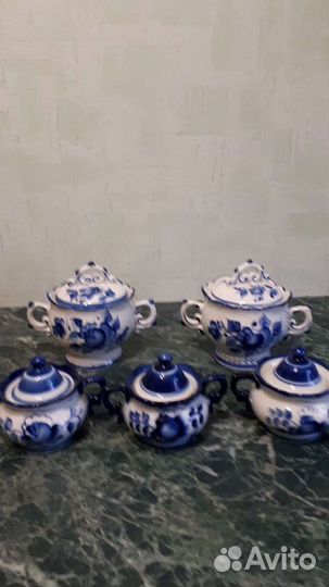 Гжель посуда