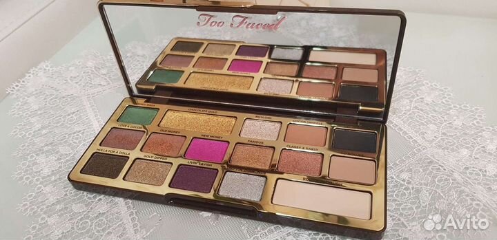 Палетка теней TOO faced chocolate gold