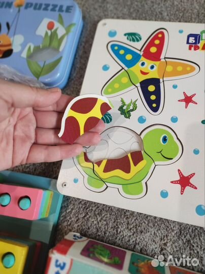 Развивающие игры сортеры пакетом