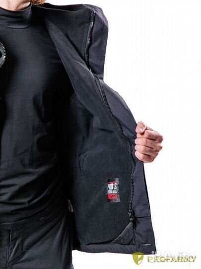 Костюм Горка-3 Гром флис RipStop черный