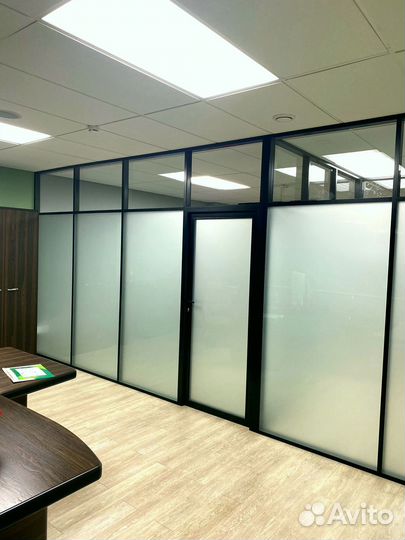 Офисные перегородки из стекла под ключ