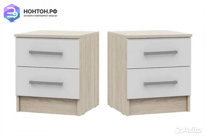 Комплект тумб Мартина белый / дуб сонома