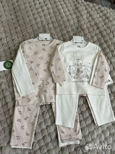 Пижамы на девочку C&A 74, 92 р