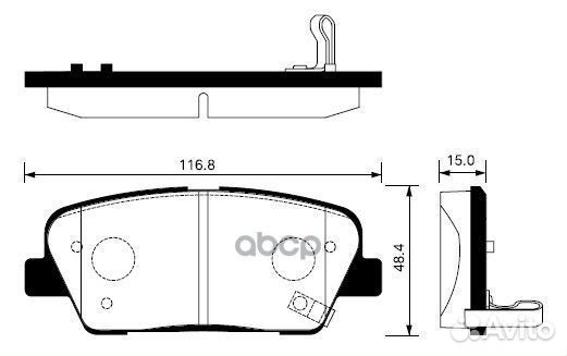 Колодки тормозные задние 583022PA70 SP1247 Sang