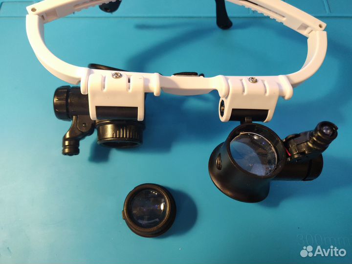 Лупа налобная бинокулярная 8x 23x очки часовщика