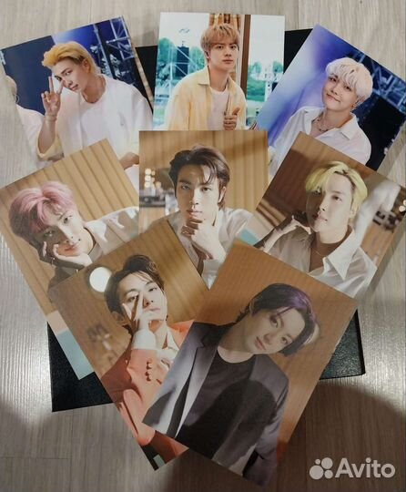 Открытки мемберов BTS