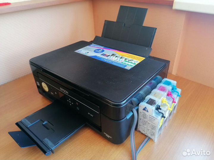 Мфу Принтер, сканер, копир Epson xp342 с снпч