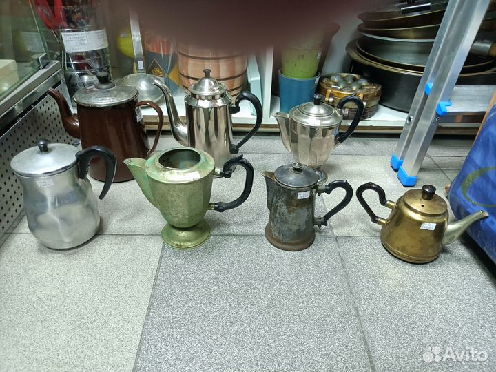 Чайник. Кофейник. Металл. СССР. Винтаж 7шт. Разные