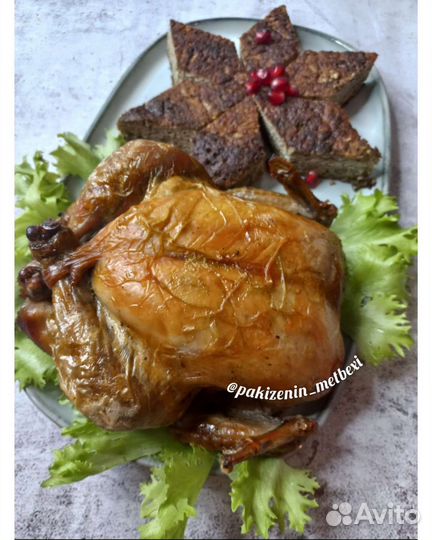 Курица жареный