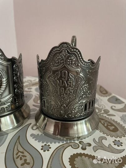 Подстаканник кольчугино в стиле СССР новые