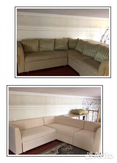 Перетяжка мягкой мебели