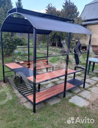 Мангал в стиле лофт