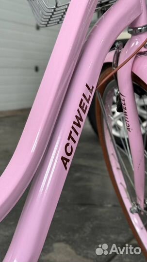 Велосипед Actiwell City 7 скоростей розовый