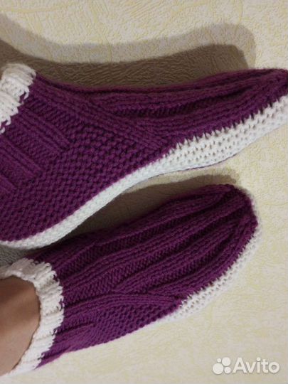 Вязанные следки-носочки 35-37,37-39