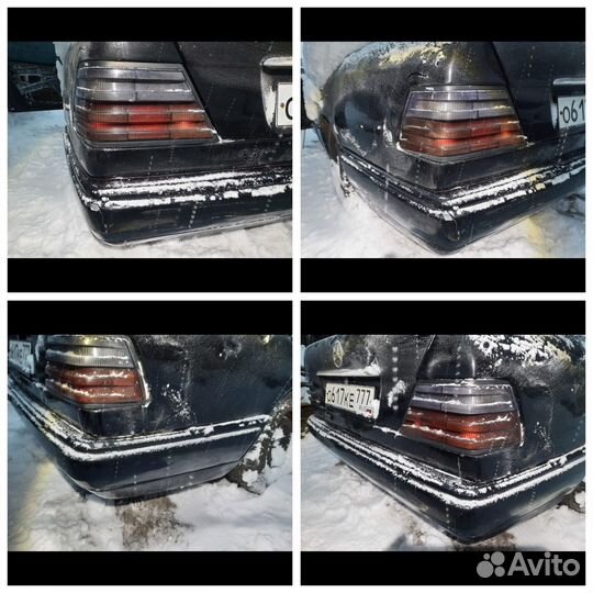 Задний бампер мерседес w 124 рестайлинг