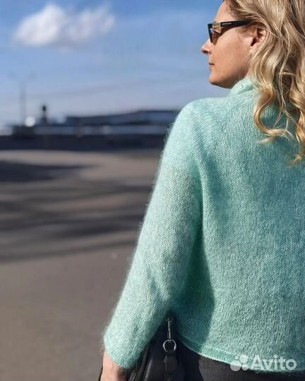 Свитер мохер на шелке