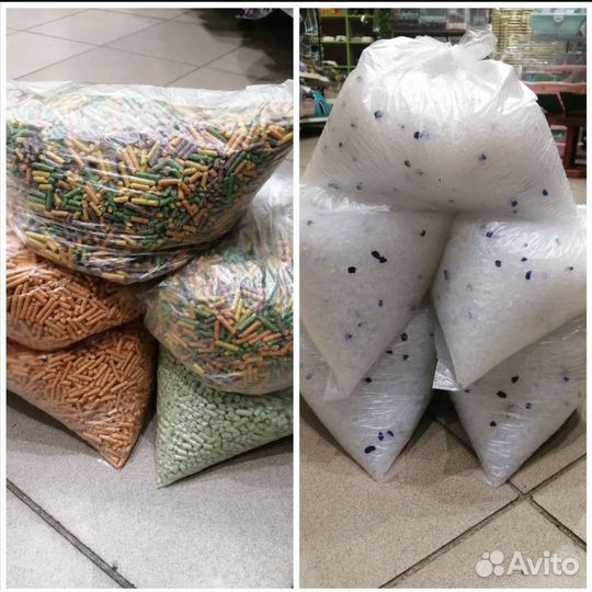 Наполнитель на развес и в упаковках