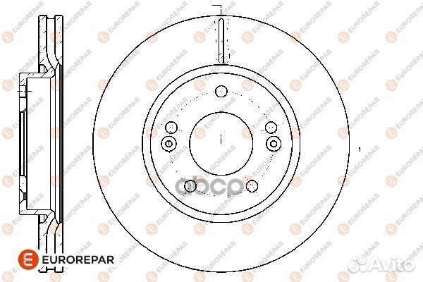 Диск тормозной hyundai/KIA tucson/i30/ceed/spor