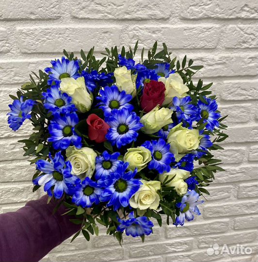 Цветы, Букеты, роза, хризантема, доставка