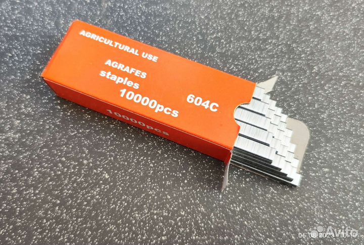 Скобы для тапенера 604С 10000 шт