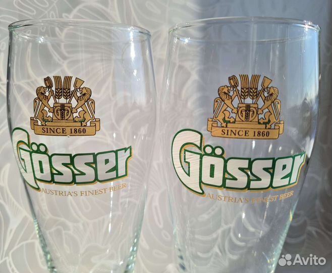 Пивные бокалы Гёссер/Gosser (новые)