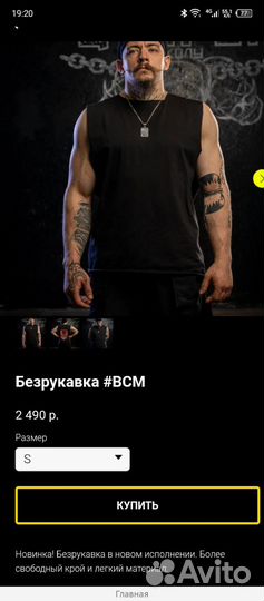 Безрукавка мужская