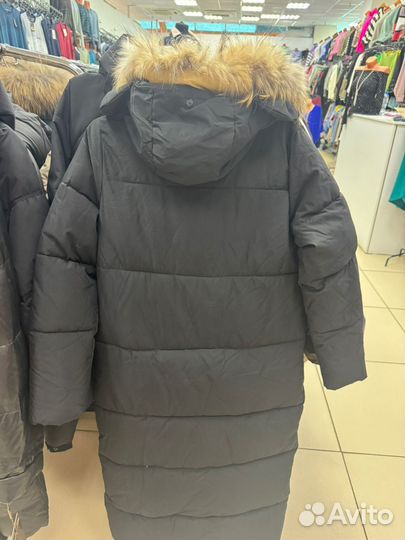 Удлиненный пуховик