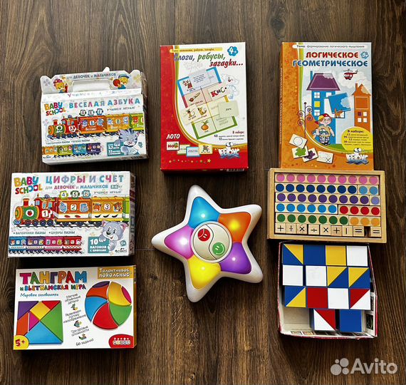 Развивающие настольные игры