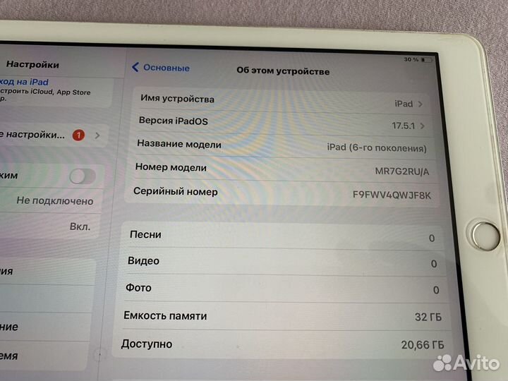 Планшет iPad 6 2018