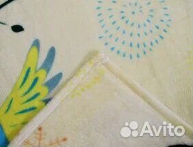 Детский плед новый 100*140 из велсофта