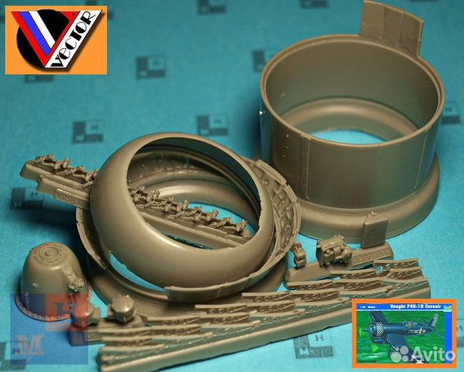 1/32. F4U-1 Corsair капот. Vector VDS 32-006
