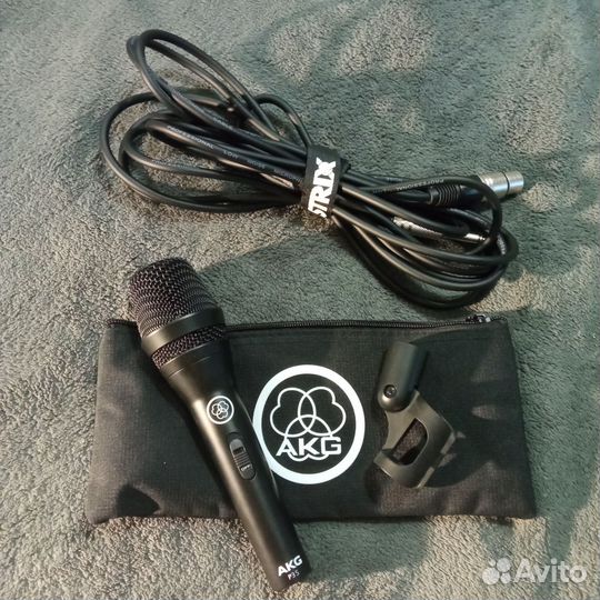 AKG P3S микрофон + шнур quik LOK MX779-5 5 метров