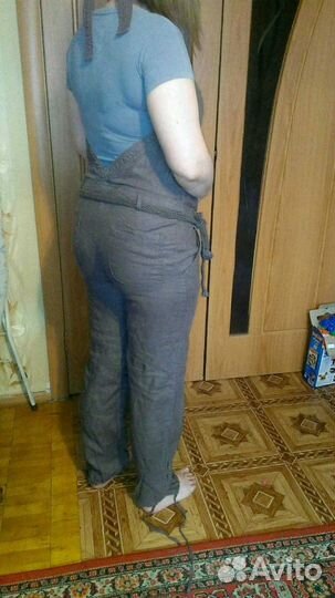 Комбинезон для беременных. Лен