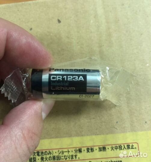 Элемент питания Panasonic CR123A Industrial PK1