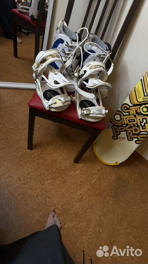 Сноуборд комплект женский 150 см atom